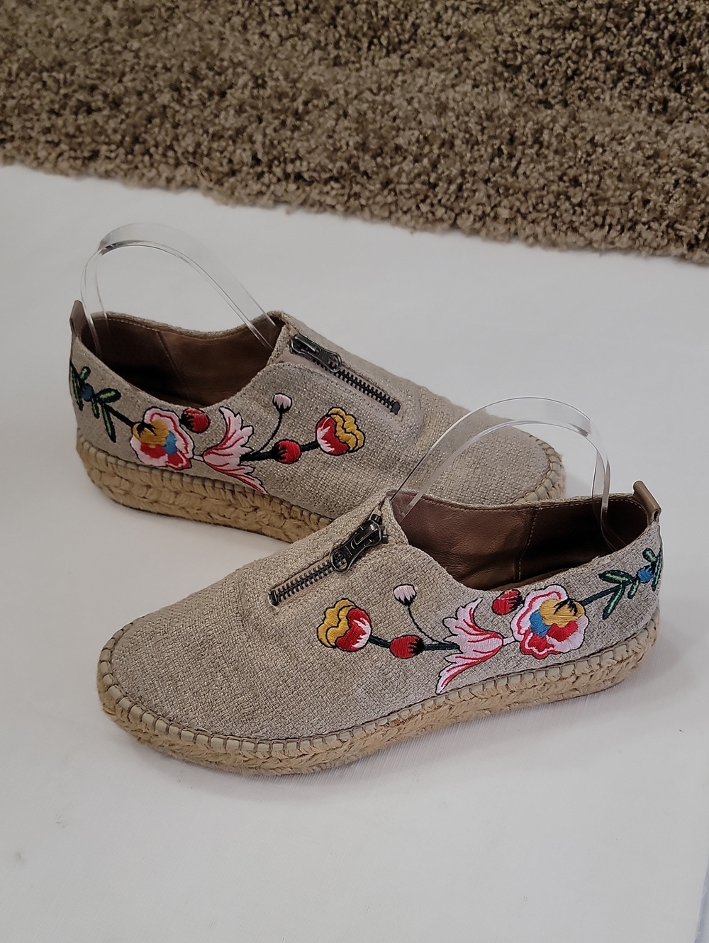 Eric Michael Embroidered Espadrilles sz40